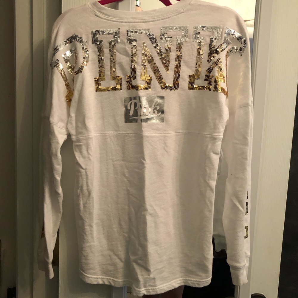 VS Pink Sequin Top